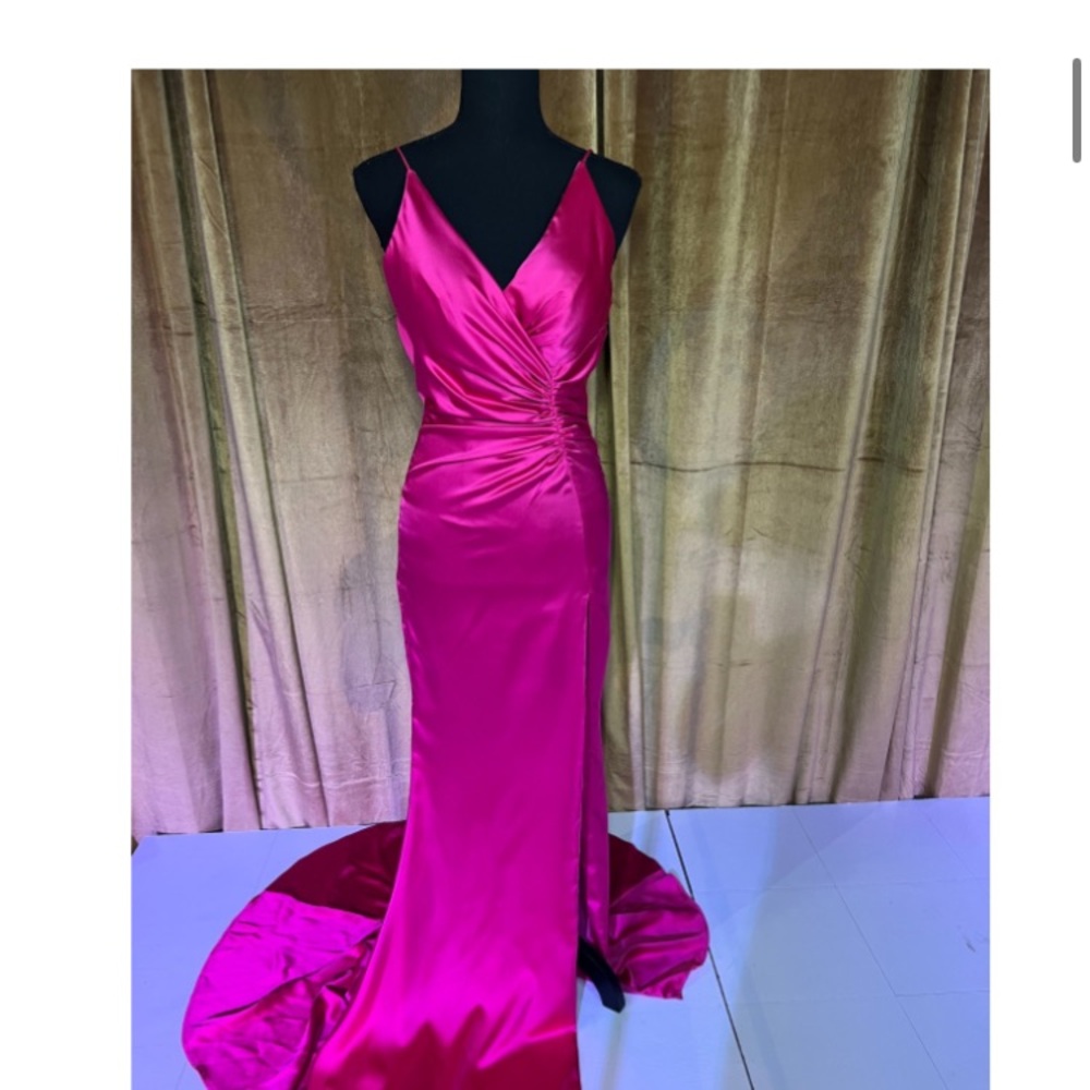 Elegant Pink Evening Gown